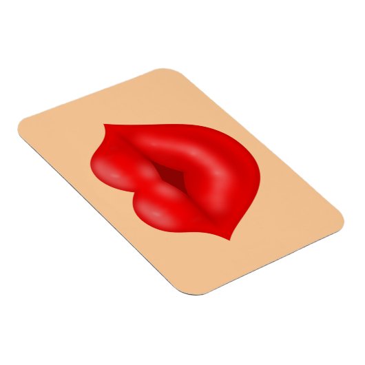 Rote Lippen Magnet (Rechte Seite)
