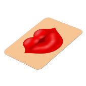 Rote Lippen Magnet (Linke Seite)