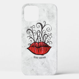Rote Lippen Makeup Künstlername Case-Mate iPhone Hülle