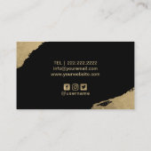 Rote Lippen Mendrisiotto Pinakothek Züst Visitenkarte (Rückseite)