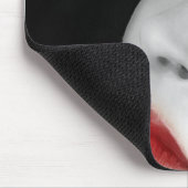 Rote Lippen Mousepad (Ecke)