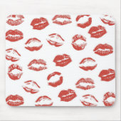 Rote Lippen Mousepad (Vorne)