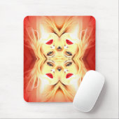 Rote Lippen Mousepad (Mit Mouse)