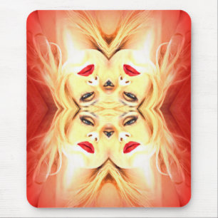 Rote Lippen Mousepad