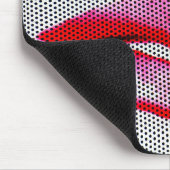 Rote Lippen Mousepad (Ecke)
