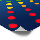 Rote Lippen Pop Art Poster (Ecke)