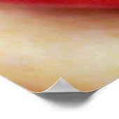 Rote Lippen Poster (Ecke)