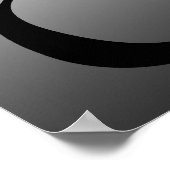 Rote Lippen Poster (Ecke)