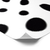 Rote Lippen-Rockabilly-Poster Poster (Ecke)