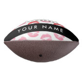 Rote Lippen, rosa Lippen, Kuss, Ihr Name, personal Football (Gedreht 270)