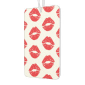 Rote Lippen, roter Lippenstift, Kuss, Lippenmuster Autolufterfrischer (Links)