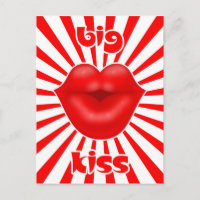 Rote Lippen Sonnenstrahlen Kuss