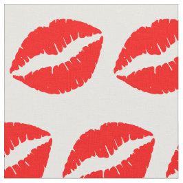 Rote Lippen Stoff