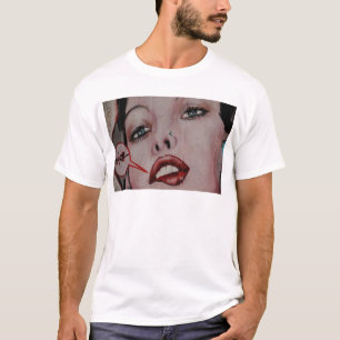 Rote Lippen T-Shirt
