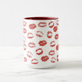 Rote Lippen Tasse (Zentrum)