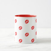 Rote Lippen Tasse (Zentrum)