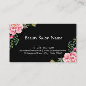 Rote Lippen Treppe Wählen Sie eine andere Ansicht  Visitenkarte (Rückseite)