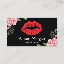 Rote Lippen Treppe Wählen Sie eine andere Ansicht  Visitenkarte
