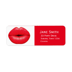 Rote Lippenpunklippenstift-Popkunst