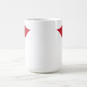 Rote LippenTasse Kaffeetasse (Mittel)