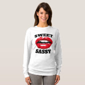 ROTE LIPS SCHWIMMEN T - SHIRT (Vorne ganz)