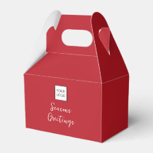 Rote Logo-Text-Promotion-Verpackung für Unternehme