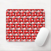 Rote London-Doppeldecker-Bus-Tapete Mousepad (Mit Mouse)