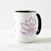 Rote Lotus Tasse (VorderseiteRechts)
