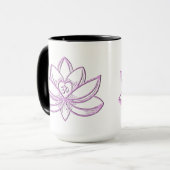 Rote Lotus Tasse (Vorderseite Links)