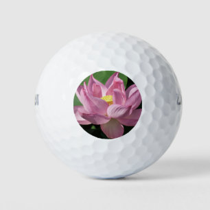 Rote Lotusblume IV Golfball