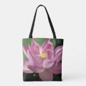 Rote Lotusblume IV Tasche (Rückseite)