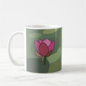 Rote Lotusblume Kaffeetasse (Links)