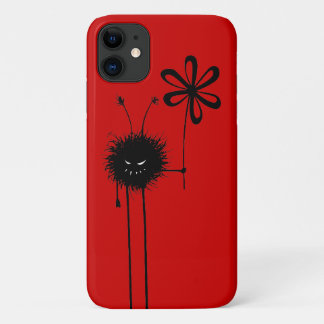 Rote lustige gotische schlechte Blumen-Wanze Case-Mate iPhone Hülle