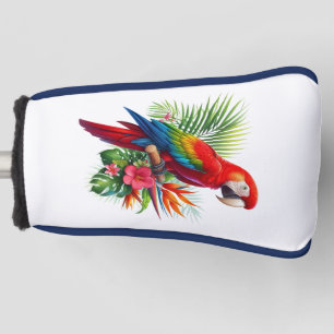 Rote Maca tropische Blüte Golf Headcover