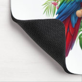 Rote Maca tropische Blüte Mousepad (Ecke)