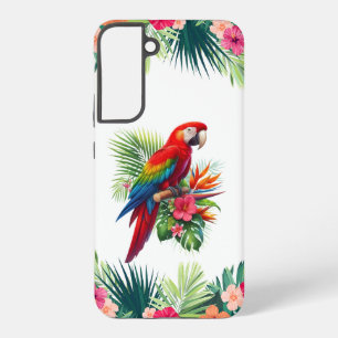 Rote Maca tropische Blüte Samsung Galaxy Hülle