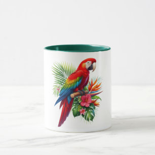 Rote Maca tropische Blüte Tasse