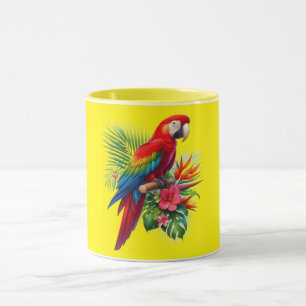 Rote Maca tropische Blüte Tasse