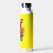 Rote Maca tropische Blüte Trinkflasche (Links)