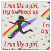 ROTE MÄDCHENMÄDCHEN- UND FELDKONZEPTION STOFF (Nahaufnahme)