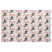 ROTE MÄDCHENMÄDCHEN- UND FELDKONZEPTION STOFF (Fat Quarter (45,7 x 55,9 cm))