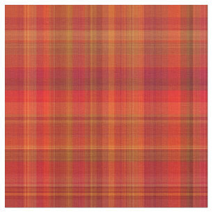 Rote Madras Karierte Streifen Druckmuster Stoff