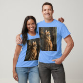Rote Maine Coon träumerisch T-Shirt (Unisex)