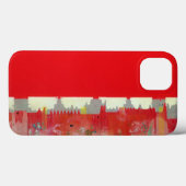 Rote Malerei Case-Mate iPhone Hülle (Rückseite (Horizontal))