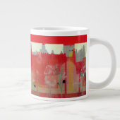 Rote Malerei Jumbo-Tasse (Rechts)