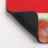 Rote Malerei Mousepad (Ecke)