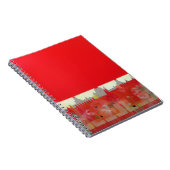 Rote Malerei Notizblock (Rechte Seite)