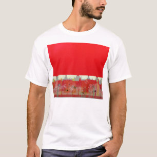 Rote Malerei T-Shirt