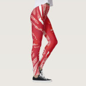 Rote Mandala-Leggings Leggings (Rechts)