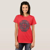 Rote Mandala T-Shirt (Vorne ganz)